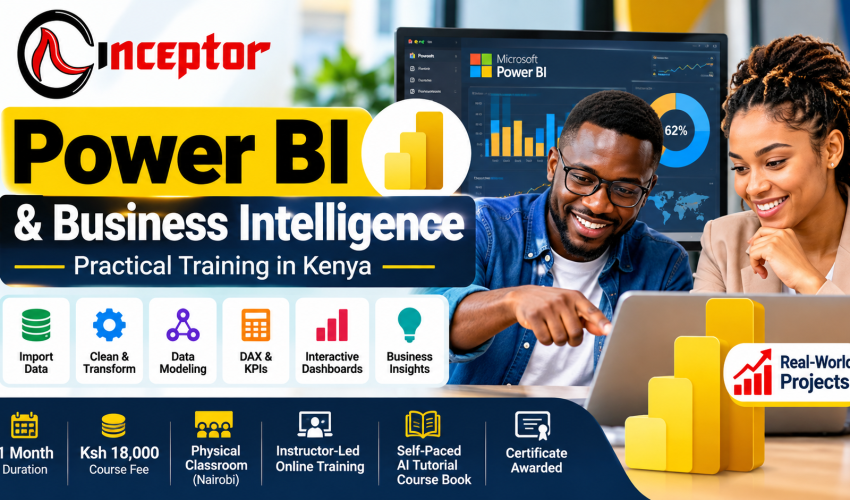 Power BI Business Intelligence Training Banner